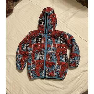 Marvel Spider-Man Puffer Jacket Size 5T